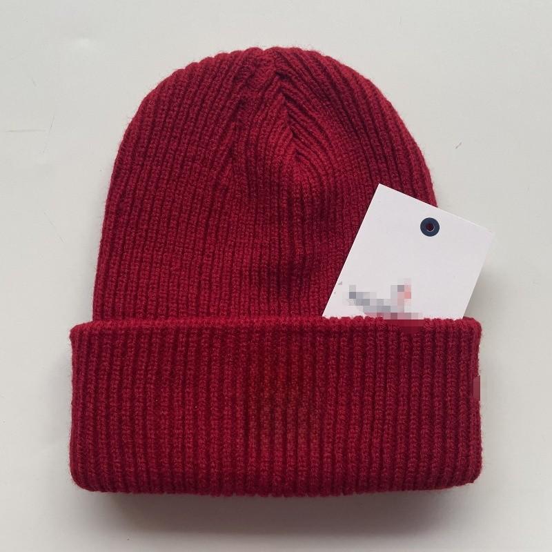 Strickmütze für Männer Frauen Warm Winddicht Lässig Herbst Winter Mit Kompassmuster