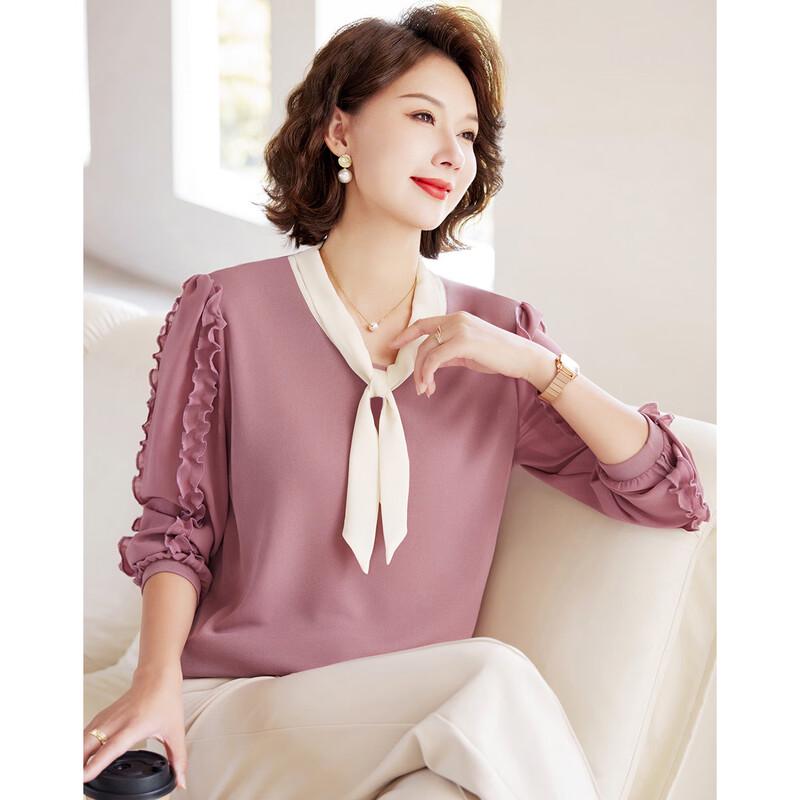 

Women s French Style Flutter-Collar Knit T-Shirt 2XL