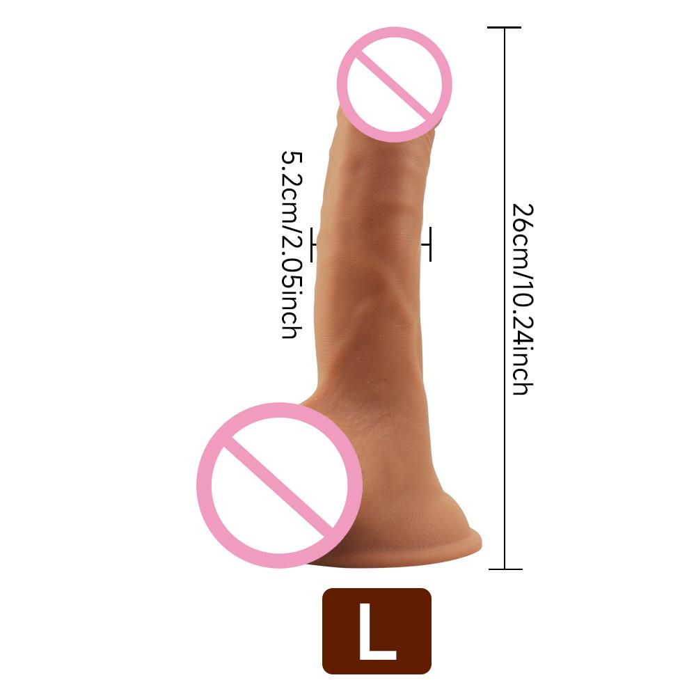 Silicone Realistic Penis Cock, Female Vaginal Masturbator Anal Plug, Two Sizes of Powerful Suction Cup Adult Sex Toys, Sex Toys
