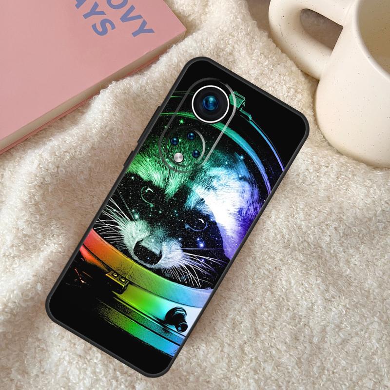

Cartoon Raccoon Kawaii Case For Honor X9c X8a X8b X9b X9a X8 X9 50 70 90 Lite Honor 200 Lite Magic 5 6 7 Pro Coque Honor X6a