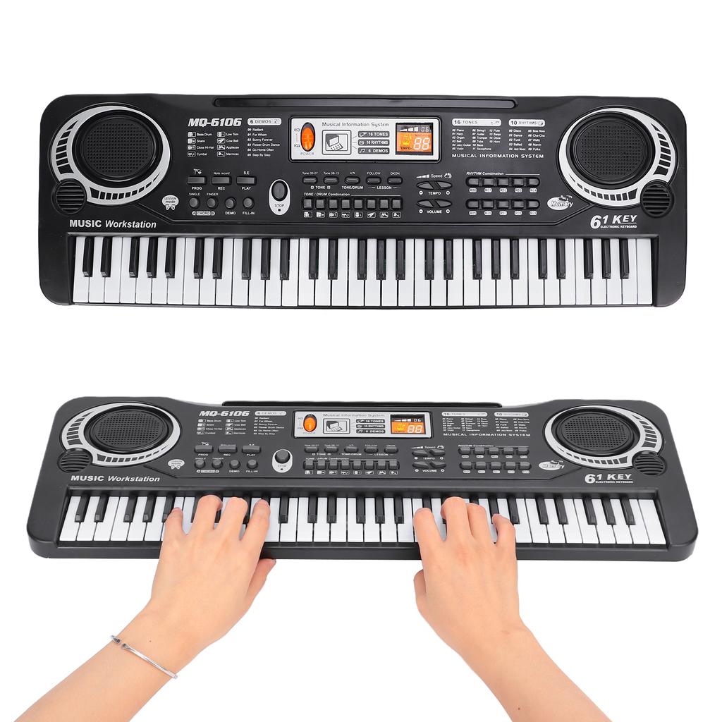 Children 61 Keys Electronic Organ Baby Early Education Educational Little Piano ToyUS Plug 110V