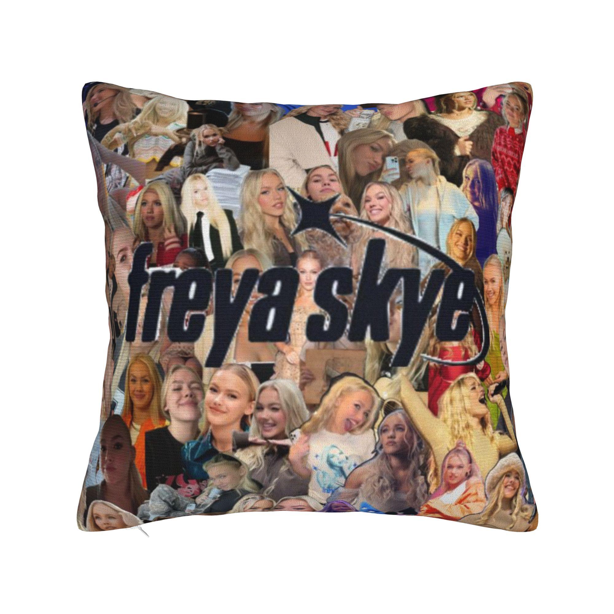 Freya Skye Pillow Case  Soft Pillow Cover For Sofa Home Decoration Morden Pillowcases 12x12Inch