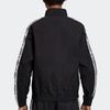 adidas originals Stand-up Collar Causual Sports Jacket Coat Male Black Men's FL1763