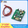 Плата Bluetooth-усилителя TWS Stereo DC5V/3.7V 2*10 Вт Двухканальная плата стереоусилителя мощности звука