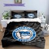 Hertha BSC Pattern Bedding,Quilt Set Quilt Cover Pillowcase Home Birthday Gift(1 * Duvet Cover + 2 * Pillowcase, Without Core)