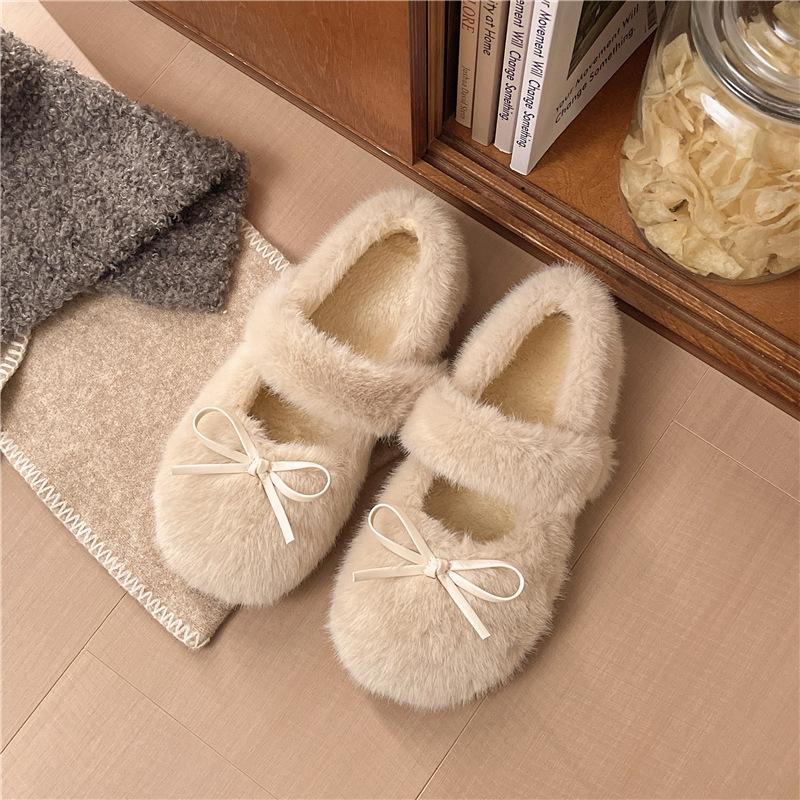 Cotton shoes autumn and winter women's shoes inner height increase Mao Mao shoes winter women's casual shoes outdoor warm thick heel