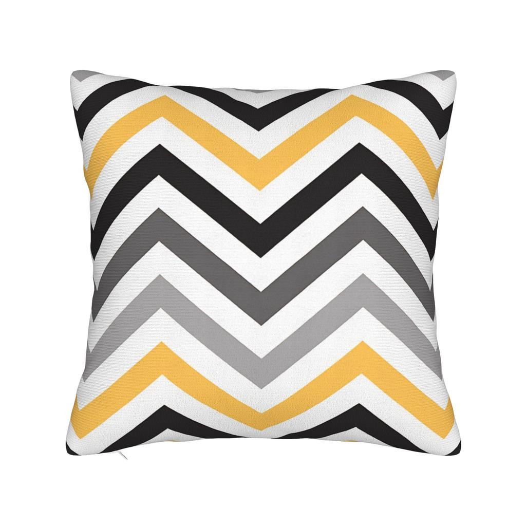 Pillow Cover Colorful Block Pattern Kawaii Pillow Case For Living Room Sofa Pillowcases