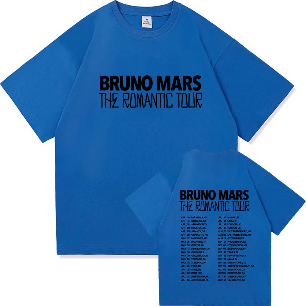 Bruno Mars The Romantic 2026 Tour Tee Bruno Mars T-shirt Unisex Youth and Adult T-shirt Concert Outfits Cotton Comfort Chic Tops