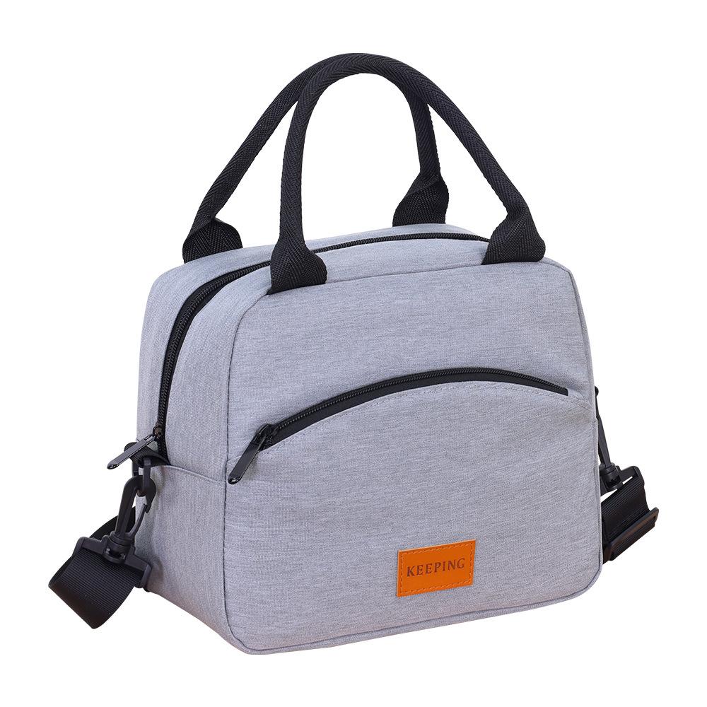 Portable Lunch Box Bag With Aluminum Foil Insulation Office Workers Large Capacity Small Carrying Can Be Carried Diagonally