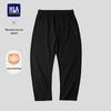 HLA Men's Winter Fleece-Lined Curved Blade Casual Pants