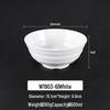 Elegant White Melamine Noodle Bowl