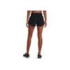 Under Armour Speedpocket Logo Solid Waist Shorts Women Shorts Black 1361379-001