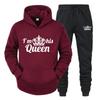 King & Queen Unisex Sweatshirt Set - Couple's Sportswear