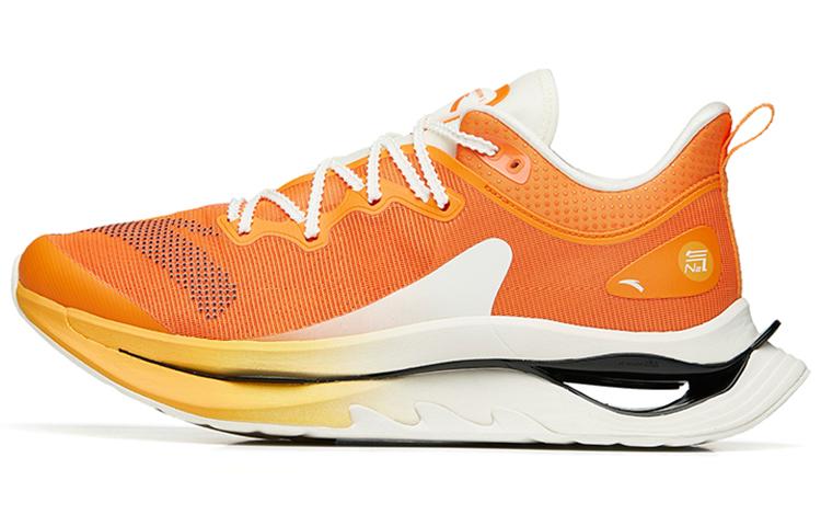 Men's Sneakers Anta Running Collection Slip Resistant Abrasion Resistant Low top Running Shoes Men's Sunset