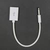 3.5mm AUX Stereo Plugs to USB Converter Aux Cable Cord For Car MP3 Speaker