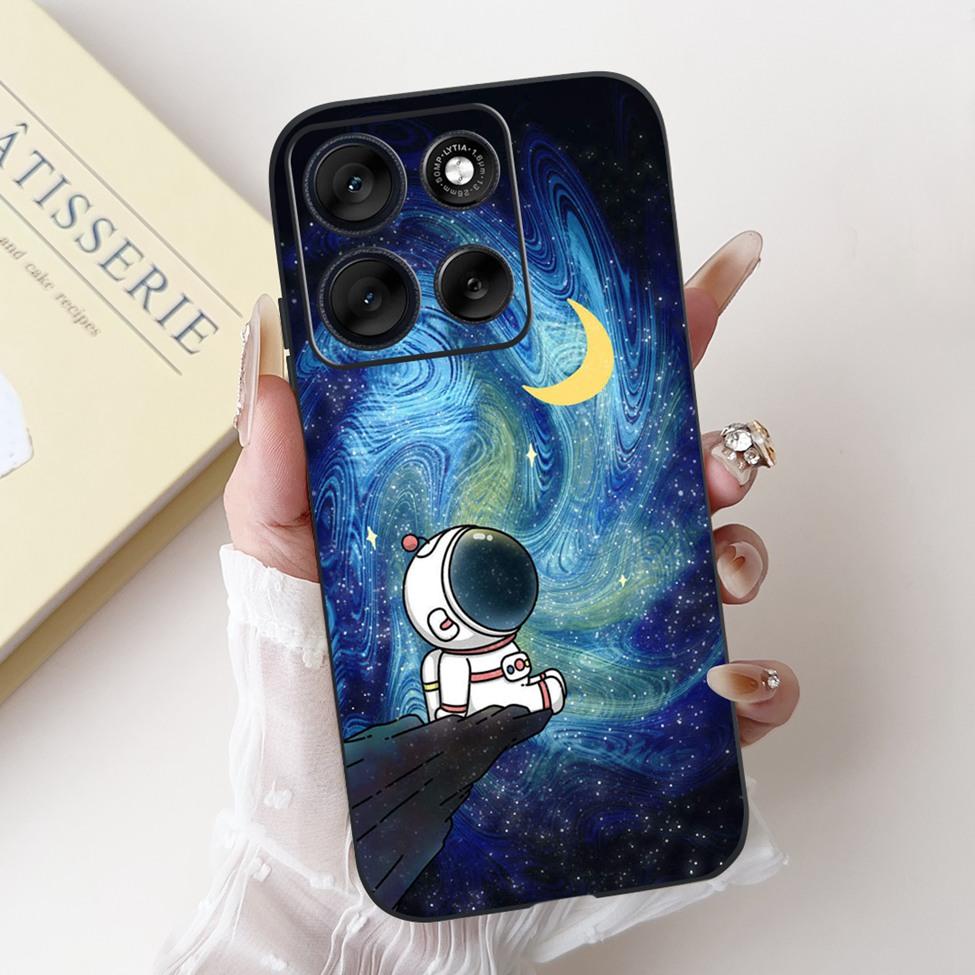 5G For Motorola Moto G56 G86 Cover For Motorola Moto G86 Case Silicone Fashion Butterfly Luxury Cute Funny Painted Back Cover