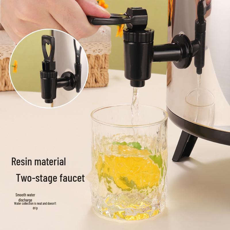 Doppelwandiger isolierter Edelstahl-Getränkeeimer - Großes Fassungsvermögen für Milchtee, Saft, Kaffee und mehr