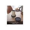 Yamazaki 3D Coaster, Round, Black, Approx. W10 X D10 X H0.9cm, Tower Design, Silicone, 2539