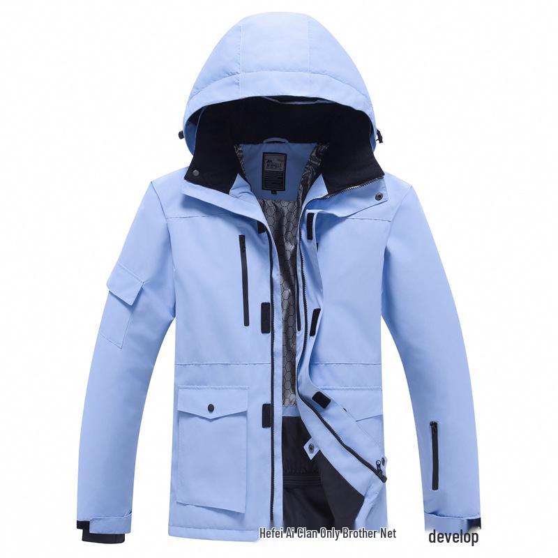 Couple Style Waterproof Windproof Ski Jacket - Warm, Breathable & Wear-Resistant for Men & Women