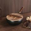 Wok de Fier ZISIZ Fabricat Manual Antiaderent