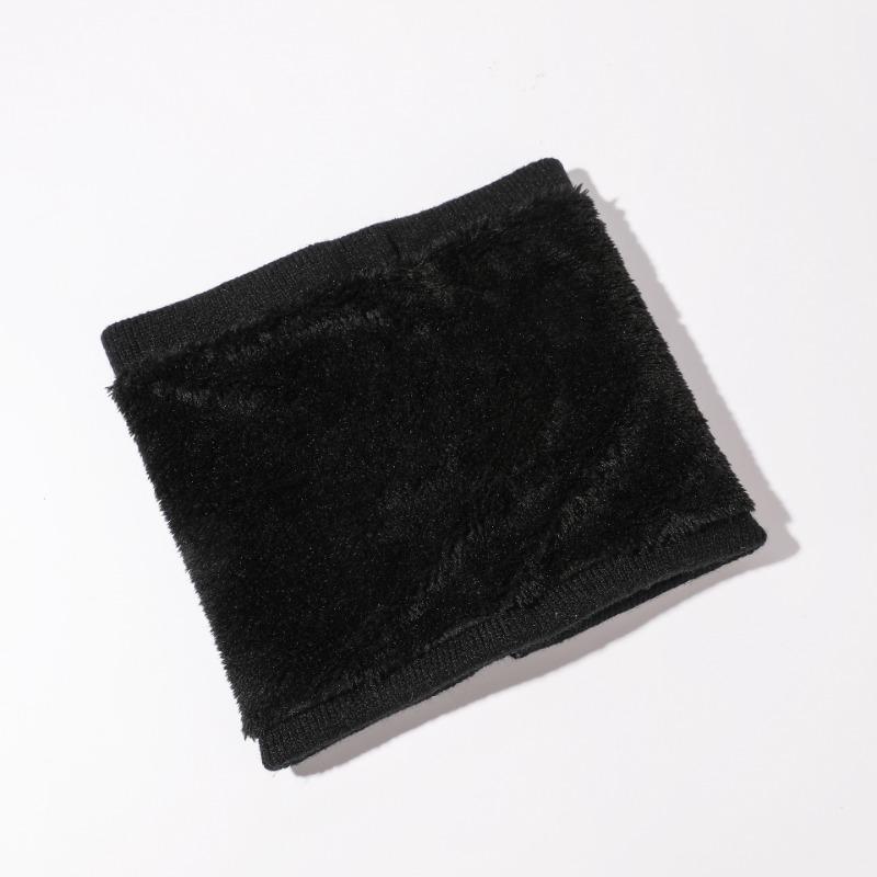 Fashion knitted scarf Fashion versatile double-layer thickened warm neck cover Arctic velvet cold-proof winter scarf women