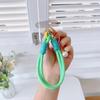 Phone Short Lanyard 30cm Wrist Strap Nylon Pearl Hand Strap with Tether Tab