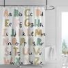 Rocky Shower Curtain With Inspiring Message Perfect For Your Bathroom Decor!