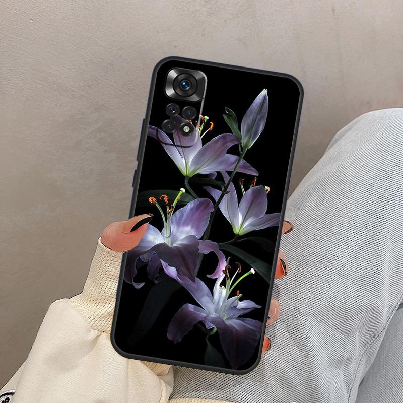 Lily Flowers For Xiaomi Redmi Note 13 10 12 11 14 15 Pro Plus Case Cover For Redmi 15 13C 12C 14C 10C 15C