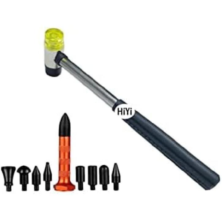 Car Dent Repair Tools Heavy Duty Paintless Repair Removal Tools Strong Dent Puller Handle Lifter Yellow Glue Tabs Powerful Body Repair Dent Remover