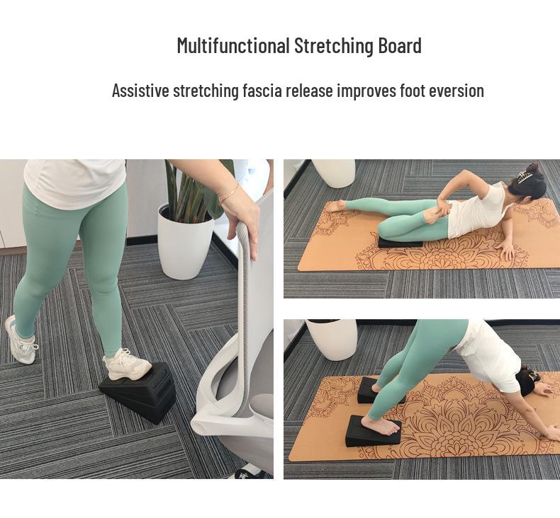 EPP Adjustable Slant Board Calf Stretcher Yoga Foot Pad Set