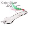 Metal Fishing Lure Bass Freshwater Saltwater Casting Hard Bait Treble Hook