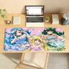 Anime M-Mermaid Melody Mouse Pad Anti Slip Rubber Edge Locked Thickened Laptop Gaming Desk Mat