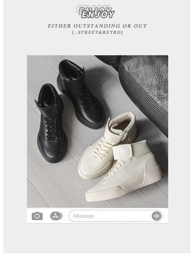 Men's 2025 Autumn High-Top Casual Sneakers - Trendy, Versatile Student Sports Shoes