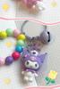 Sanrio Hello Kitty Colorful 50th Anniversary Keychain Pendant - Small Gift