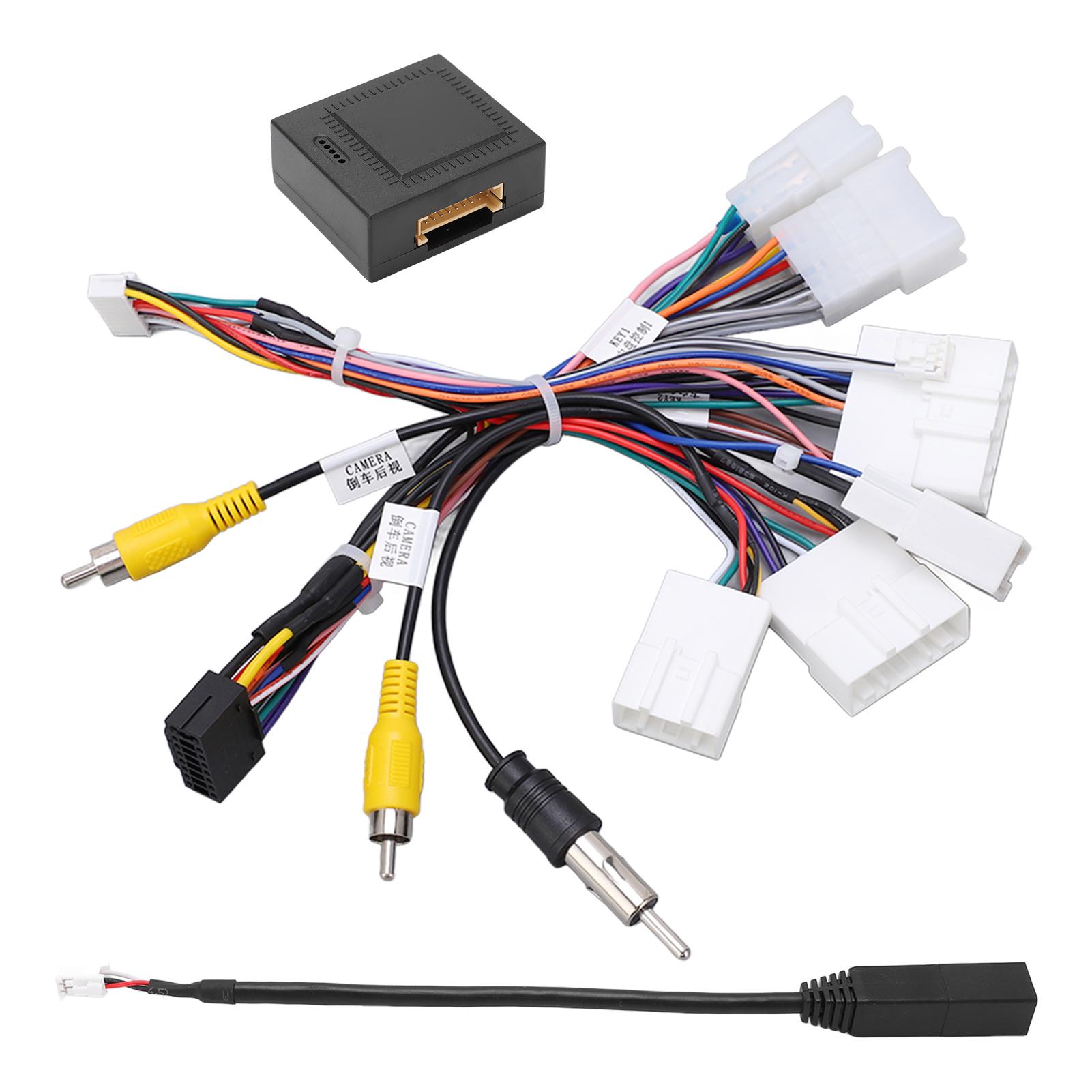 

16-контактный жгут проводов радиоприемника, замена шнура питания GPS для RAV4 Highlander Corolla Levin Camry Reiz