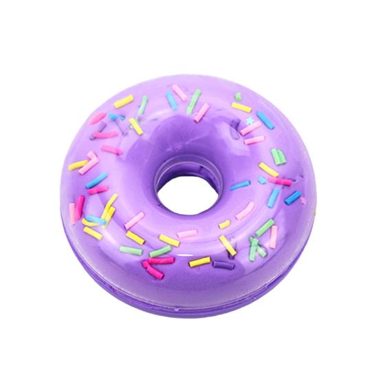 4PcsMud Toy Round Entertainment Sensory Universal Squeeze Colored Clay Doughnut Candy Kid Gift