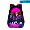 Trendy Novelty Kpop Youthful School Bags Unisex Gorilla Tag Travel Bags 3D Print Oxford Waterproof Notebook Shoulder Backpacks