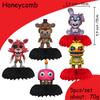 Tema de Desenho FNAF Jogo Five Nights at Freddy's Decoração de Aniversário Mesa Colmeia para Festa de Chá de Bebê Suprimentos Acessórios