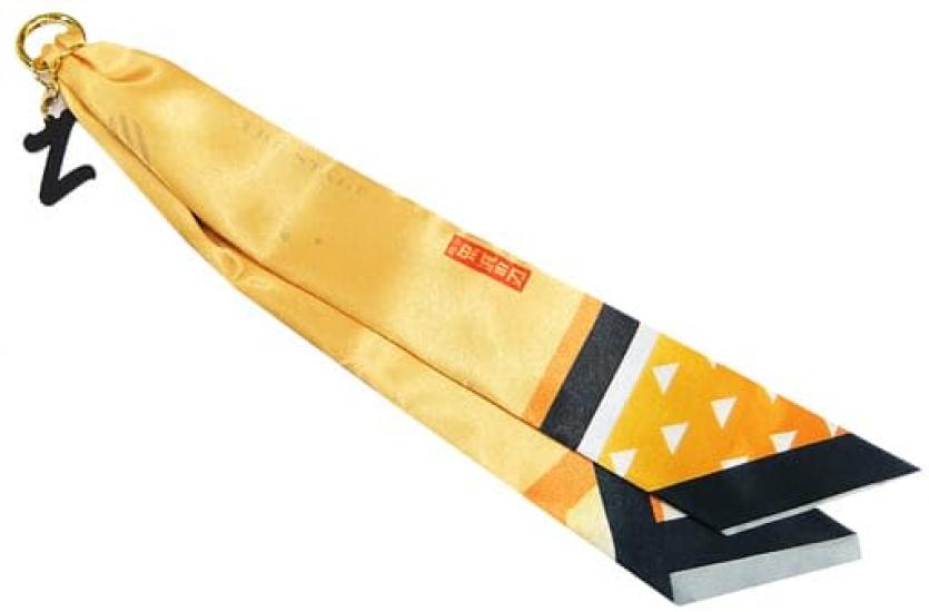 

Шелковый шарф-твилли Demon Kimetsu no Yaiba с брелоком для сумки от Зеницу Агацума Истребитель