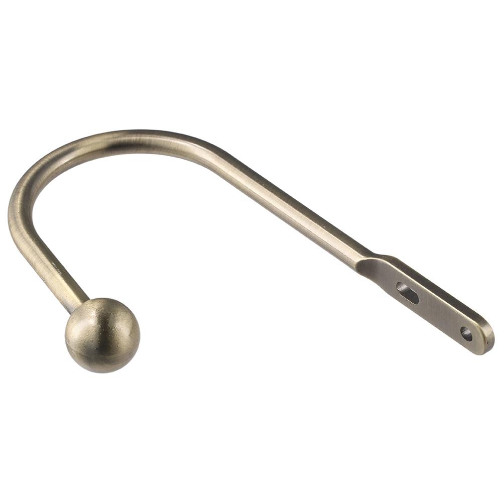 4 pcs Aluminium Alloy Metal Curtain Holdbacks U-bend Curtain Fixing Hook Curtain