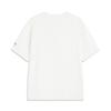 Li-Ning Comfortable Round Neck Pullover Simple Letter Print Loose Versatile Breathable Short Sleeve T-Shirt Men Tops Off-White AHSV151-1