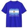 Argentina Flag Unisex T Shirt Fashion Tees Short Sleeve Round Collar Tshirts Cotton New Arrival Tops