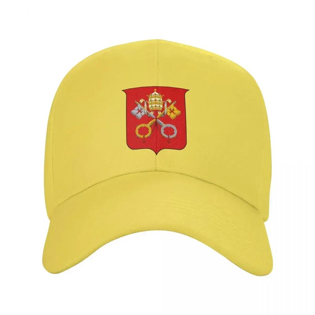Fashion Coats Of Arms Of The Holy See And Vatican City Trucker Hat Women Men Personalized Adjustable Unisex Baseball Cap Summer