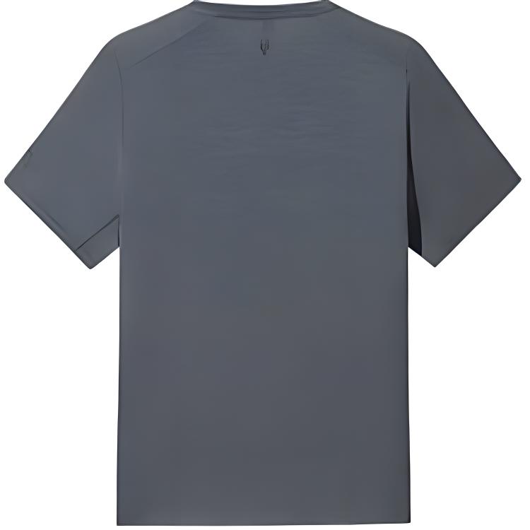 Anta Running Series Sports Casual Simple Solid Color Round Neck Pullover Short Sleeve T-Shirt Men Tops Journey-Green 152525101-2