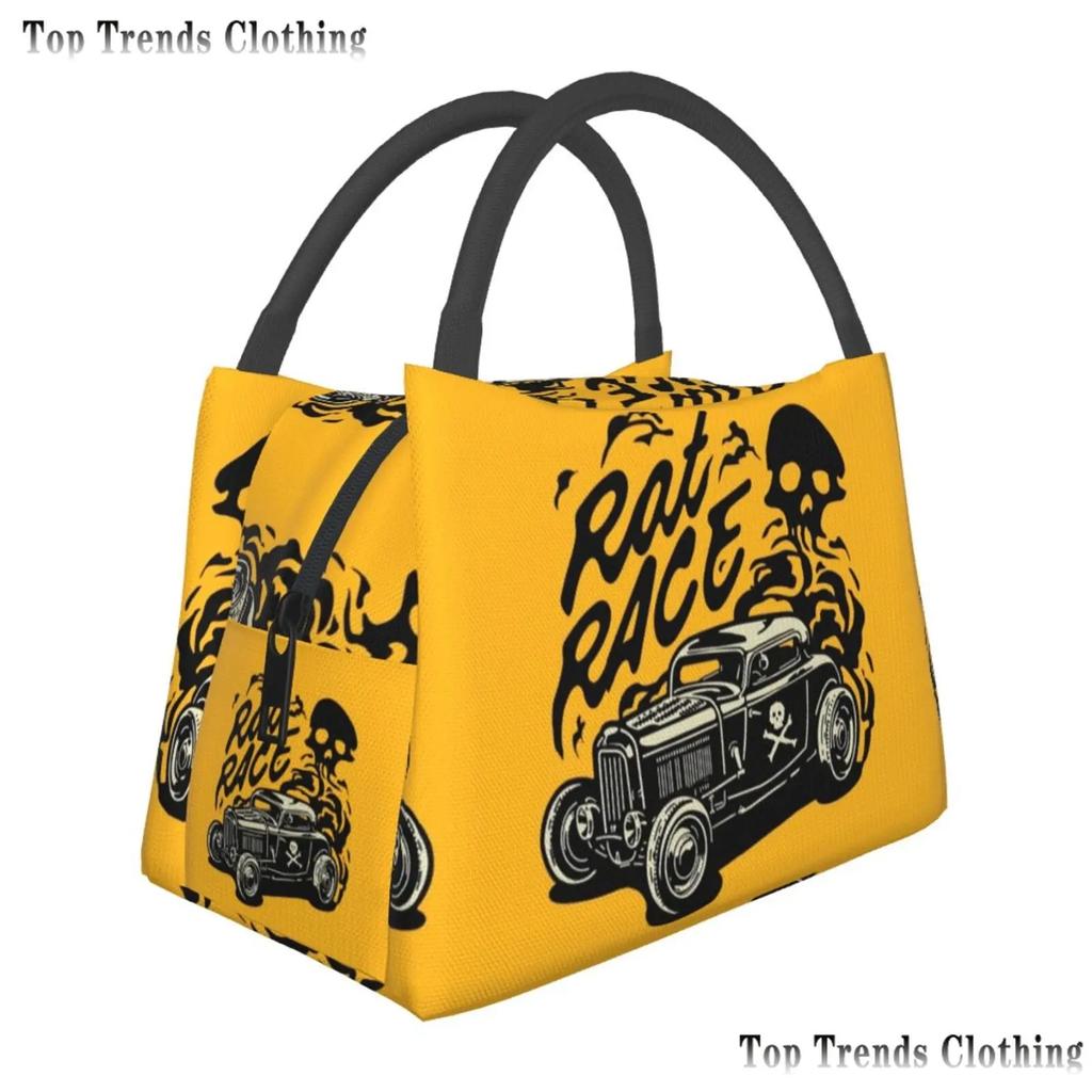 Ready To Race Thermal Insulated Lunch Bag Enduro Cross Motocross Bitumen Bike Life Resuable Lunch Container Storage Food Box