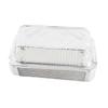 20Pcs 670ml Barbecue Plate Rectangular Aluminum Foil Baking Boxes Roasting Grill Tin Tray for
