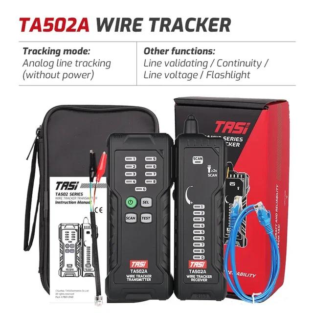 TA502A/TA502B Anti-interference Line Detector Multifunctional Network Cable Measuring Instrument Live Line Patrol Wire Tracker