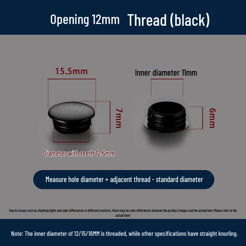 Universeller Runder Dekoplastikstopfen für Möbelscharniere und Schraubenlöcher