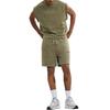 Coach Ss24 Solid Color Letter Lace-Up Casual Shorts Men shorts Green CS791-OLV