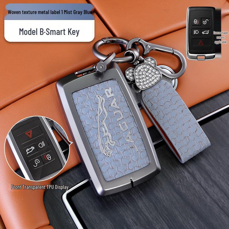 Pouzdro na klíče Jaguar XEL/XFL/F-PACE/E-PACE/F-TYPE Kovový kryt